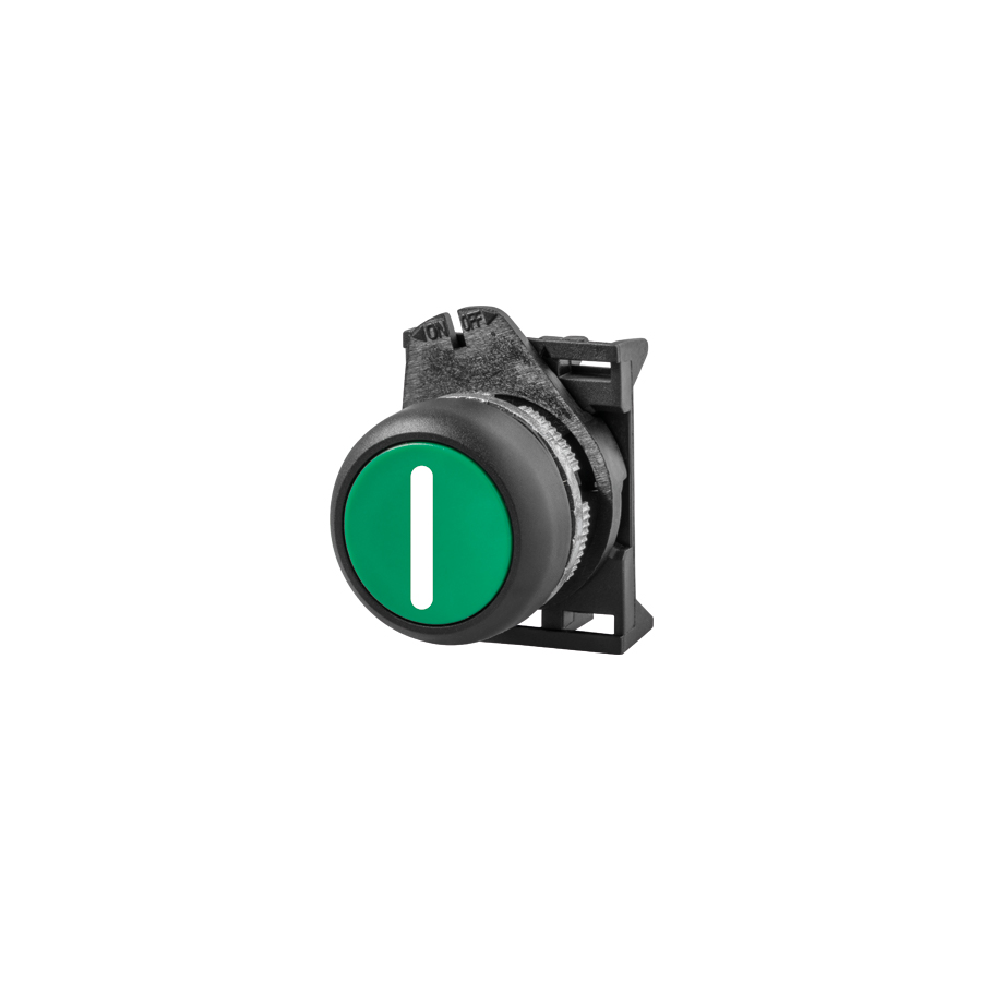 28695 - PPRN2BL/I - BOTON PULSADOR VERDE CON SIMBOLO