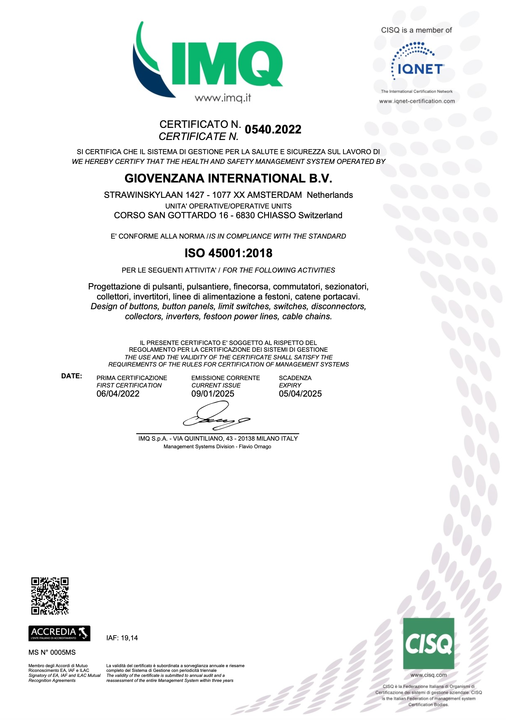 ISO45001
